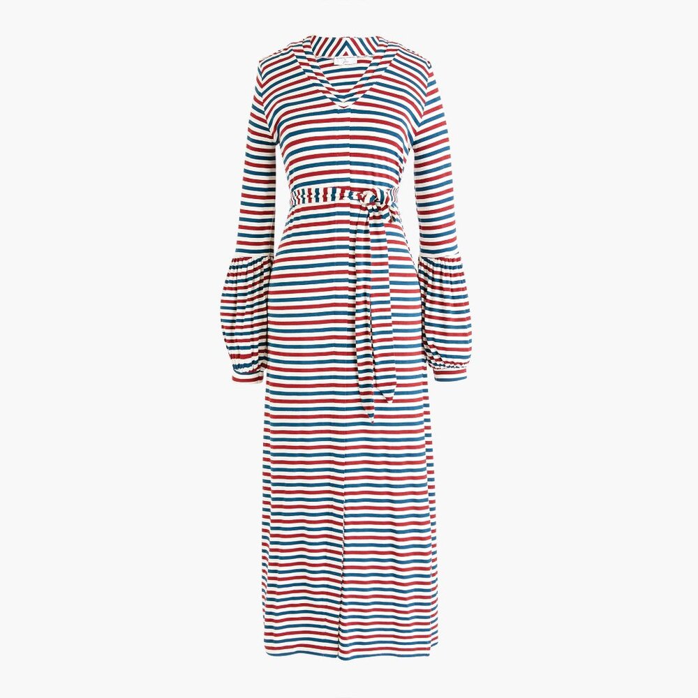Universal Standard for J. Crew - Jersey Long-sleeve Maxi Dress, Size M